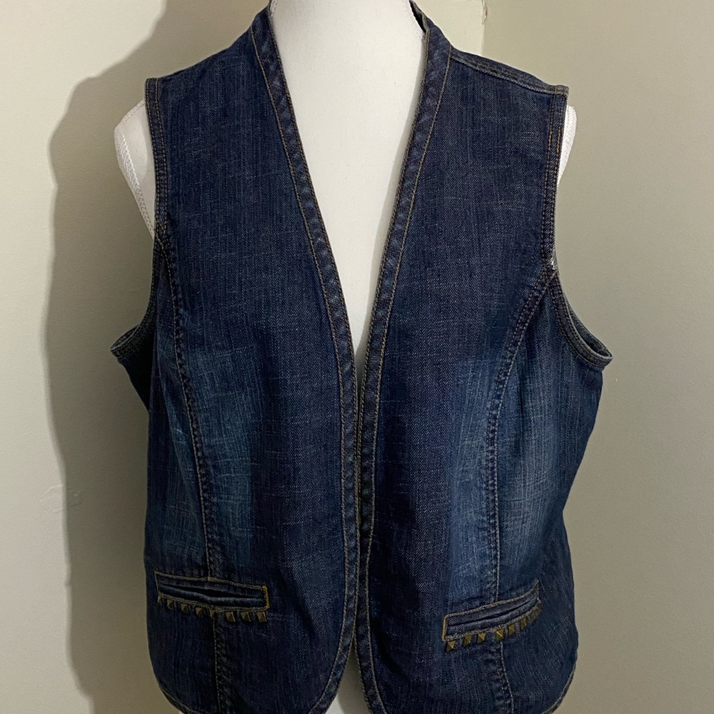 Chico’s Platinum Denim Vest